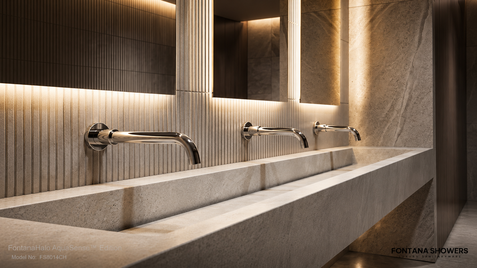 High-traffic public restroom facilities for events and family entertainment